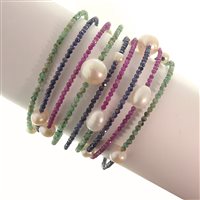 Armband Rajola in Halbedelsteine Zaffiro 54-497-618L